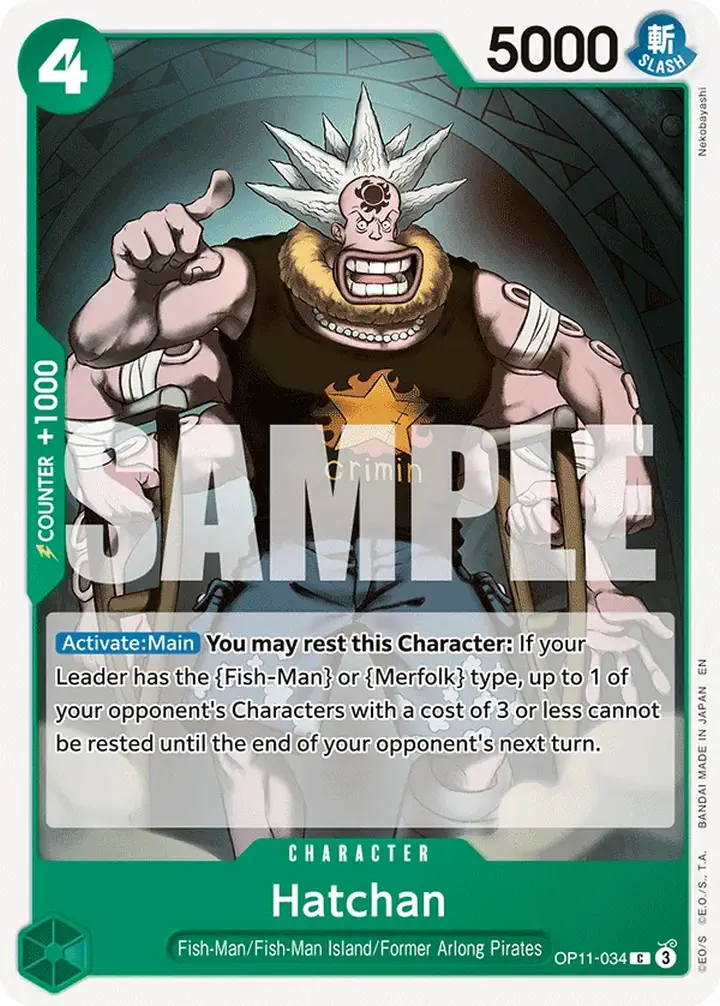 Hatchan (OP11-034) Single: One Piece A Fist of Divine Speed Einzelkarte