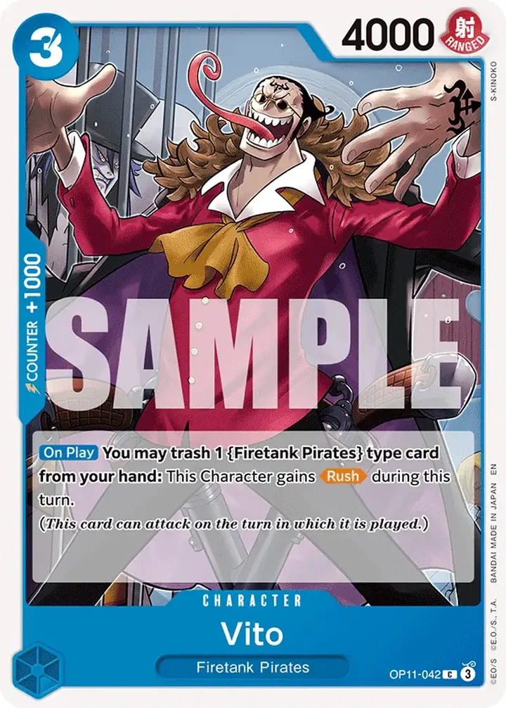 Vito (OP11-042) Single: One Piece A Fist of Divine Speed Einzelkarte