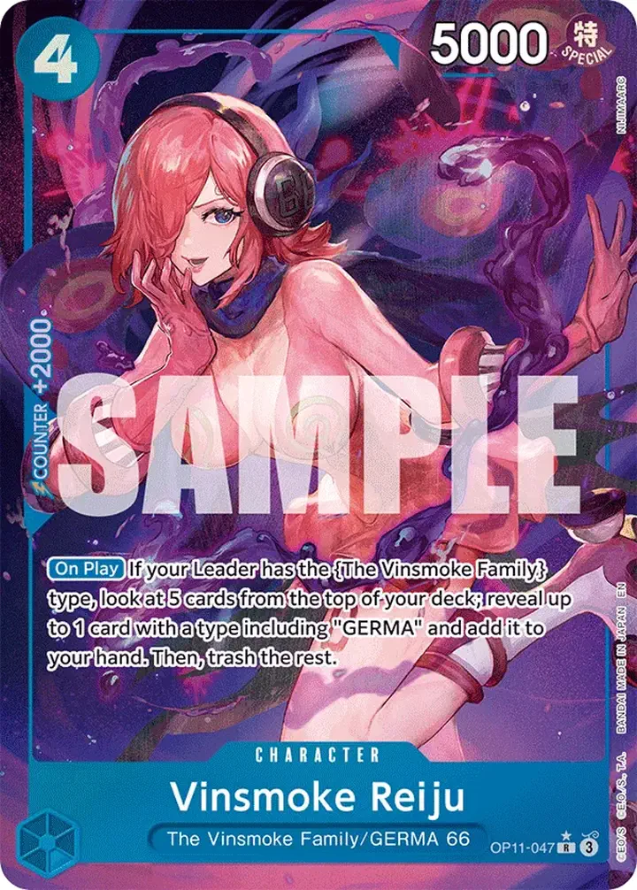 Vinsmoke Reiju (OP11-047) (V.2) Single: One Piece A Fist of Divine Speed Einzelkarte