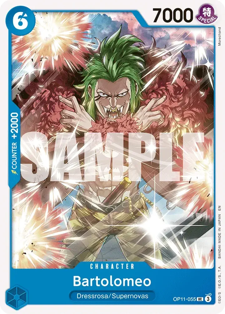 Bartolomeo (OP11-055) Single: One Piece A Fist of Divine Speed Einzelkarte