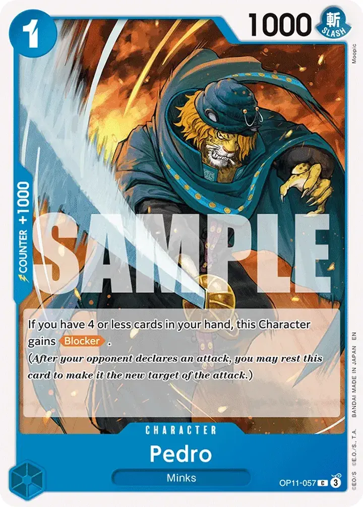 Pedro (OP11-057) Single: One Piece A Fist of Divine Speed Einzelkarte