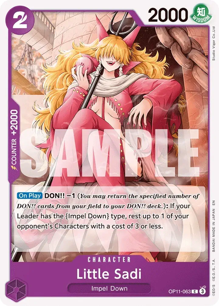 Little Sadi (OP11-063) Single: One Piece A Fist of Divine Speed Einzelkarte