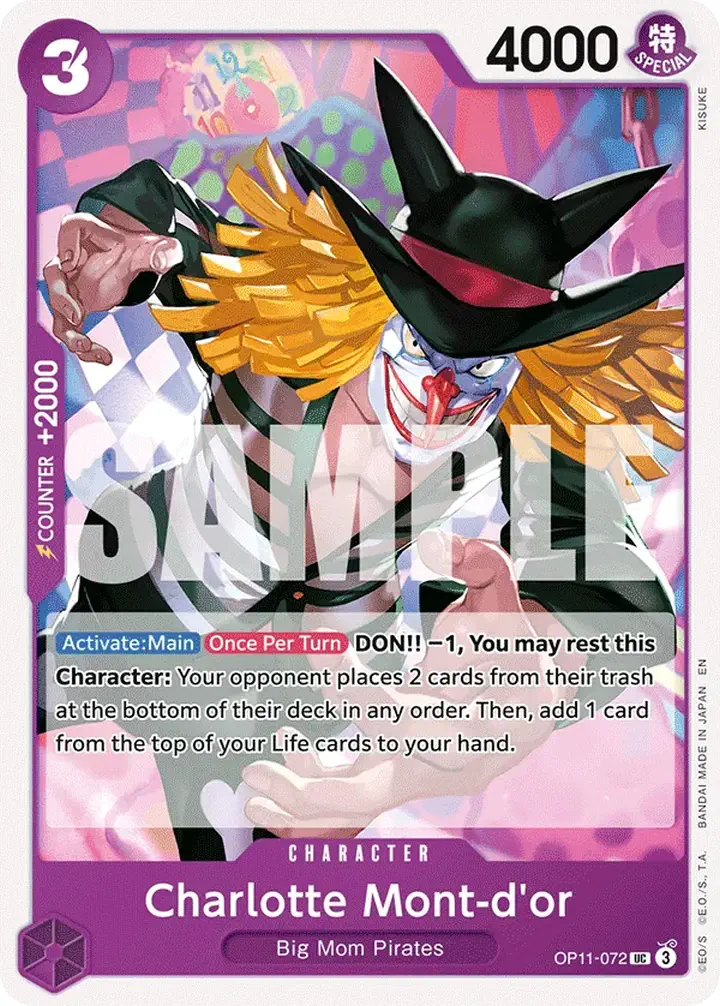 Charlotte Mont-d'or (OP11-072) Single: One Piece A Fist of Divine Speed Einzelkarte