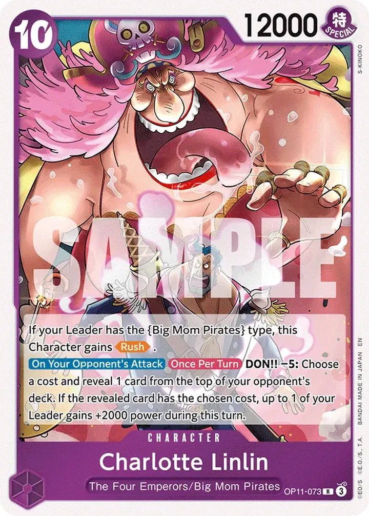 Charlotte Linlin (OP11-073) (V.1) Single: One Piece A Fist of Divine Speed Einzelkarte