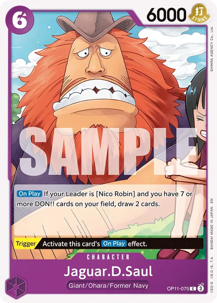 Jaguar.D.Saul (OP11-075) Single: One Piece A Fist of Divine Speed Einzelkarte