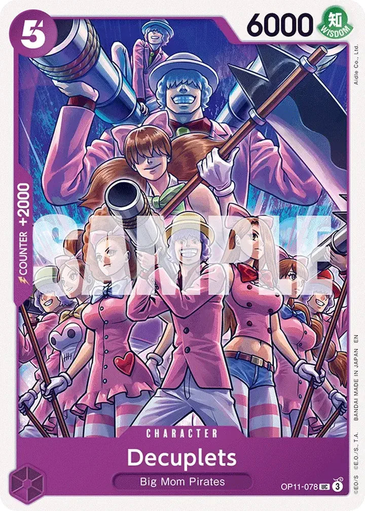 Decuplets (OP11-078) Single: One Piece A Fist of Divine Speed Einzelkarte