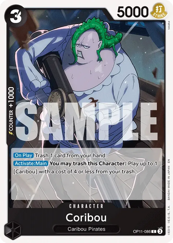 Coribou (OP11-086) Single: One Piece A Fist of Divine Speed Einzelkarte