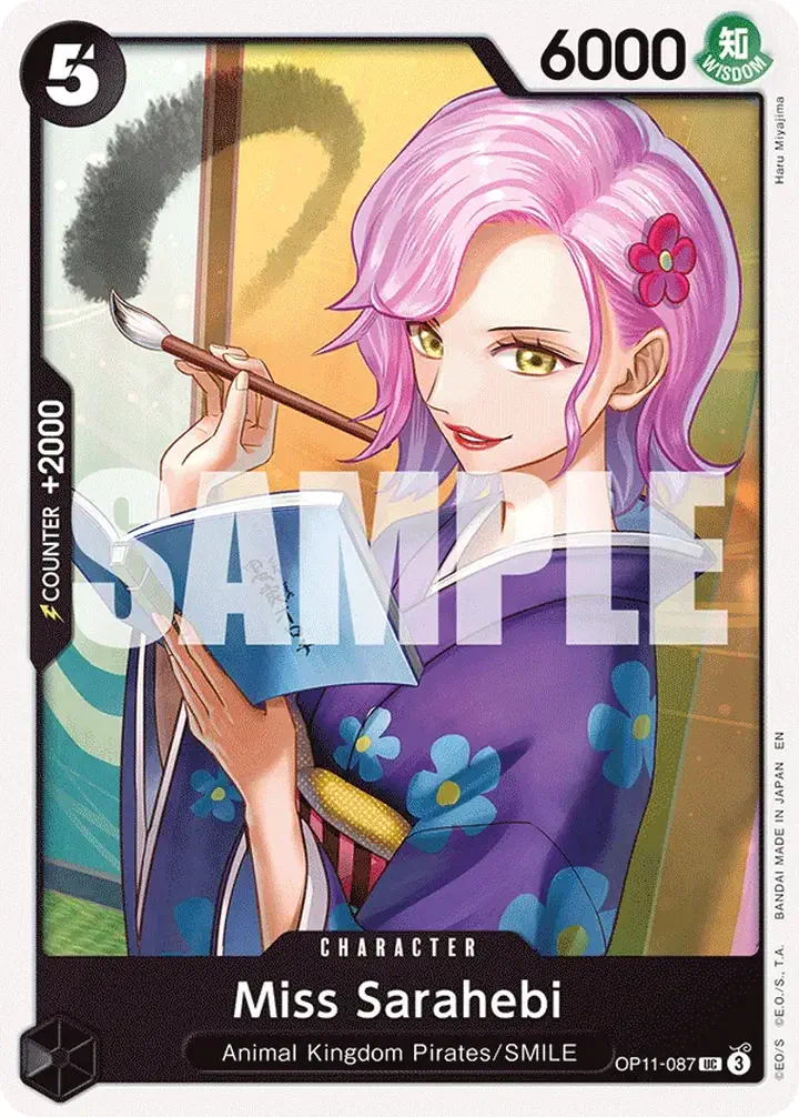 Miss Sarahebi (OP11-087) Single: One Piece A Fist of Divine Speed Einzelkarte