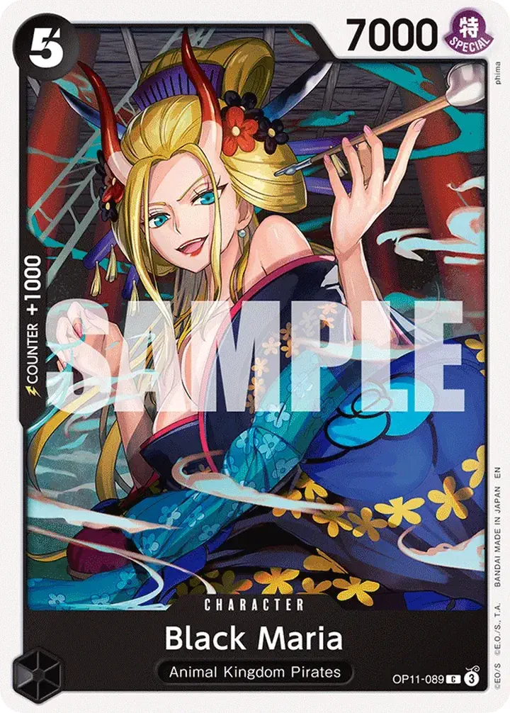 Black Maria (OP11-089) Single: One Piece A Fist of Divine Speed Einzelkarte