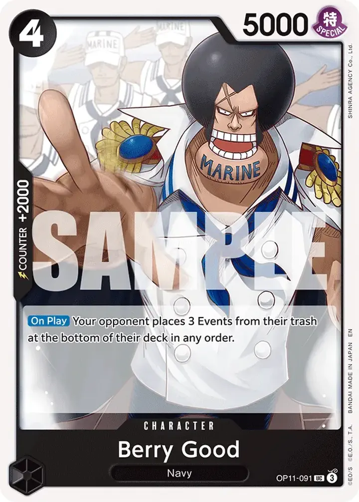 Berry Good (OP11-091) Single: One Piece A Fist of Divine Speed Einzelkarte