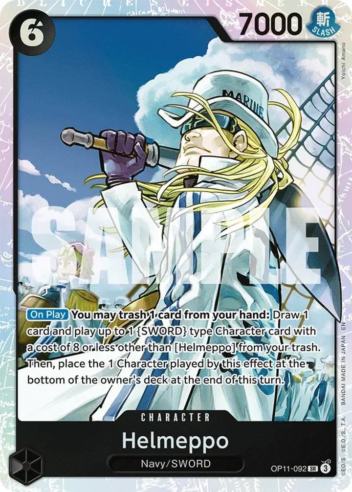 Helmeppo (OP11-092) (V.1) Single: One Piece A Fist of Divine Speed Einzelkarte