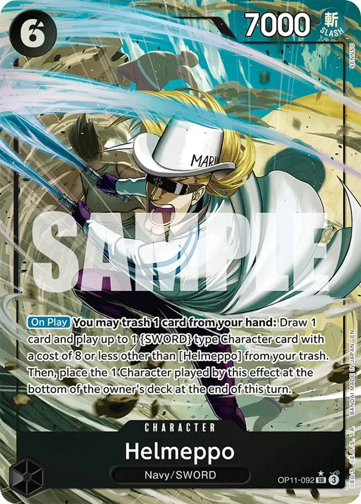 Helmeppo (OP11-092) (V.2) Single: One Piece A Fist of Divine Speed Einzelkarte