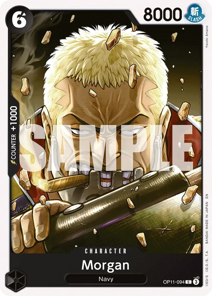 Morgan (OP11-094) Single: One Piece A Fist of Divine Speed Einzelkarte