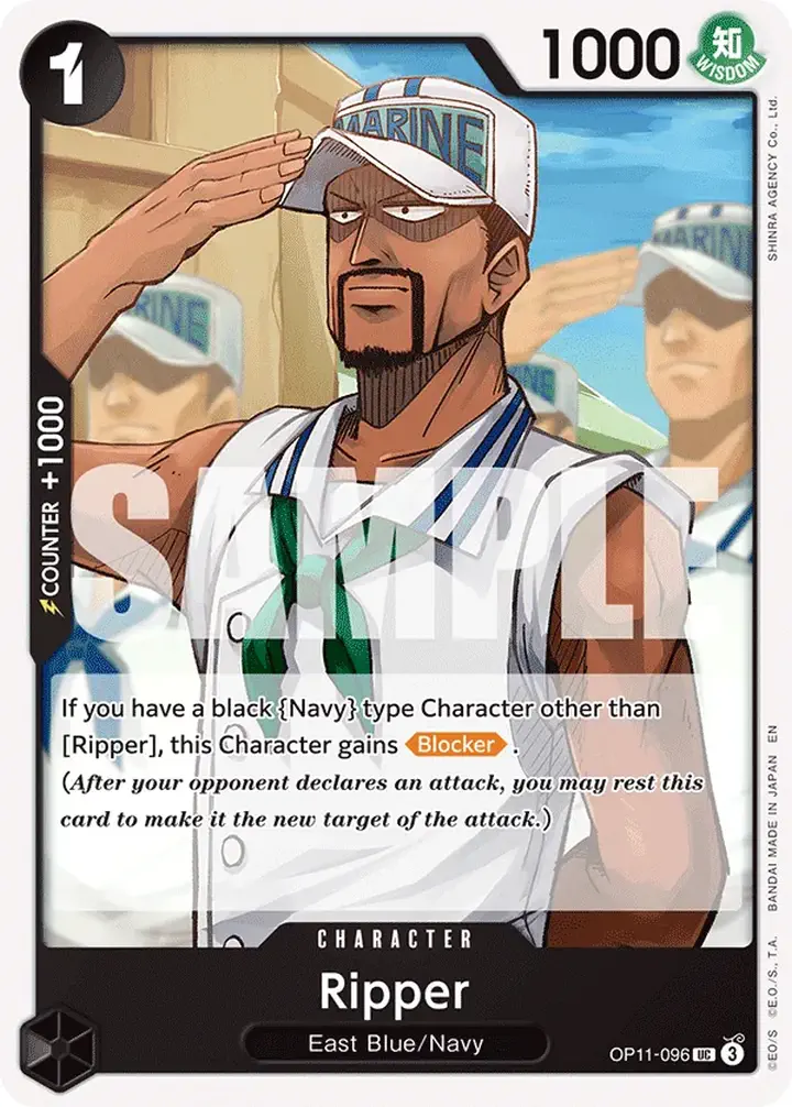 Ripper (OP11-096) Single: One Piece A Fist of Divine Speed Einzelkarte