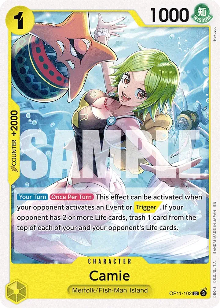 Camie (OP11-102) Single: One Piece A Fist of Divine Speed Einzelkarte
