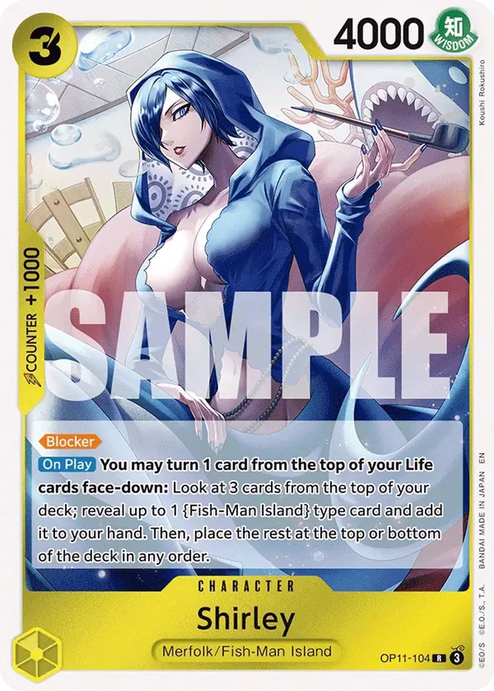 Shirley (OP11-104) Single: One Piece A Fist of Divine Speed Einzelkarte