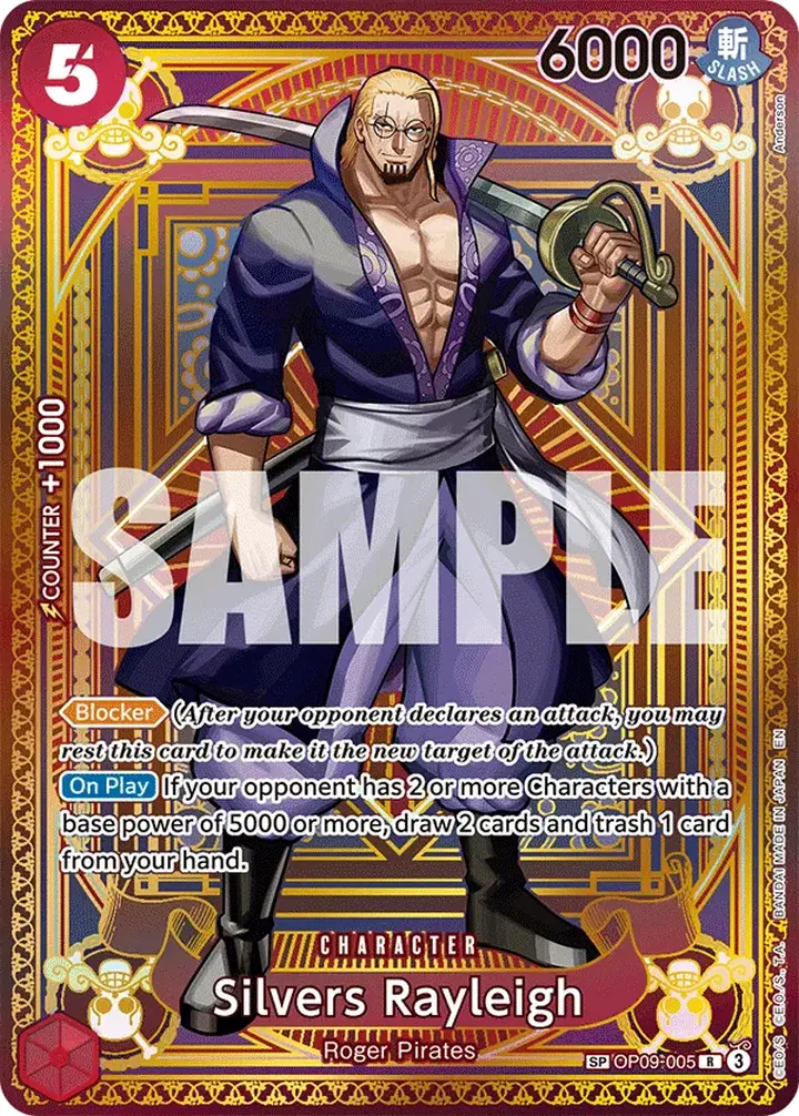 Silvers Rayleigh (OP09-005) Single: One Piece A Fist of Divine Speed Einzelkarte