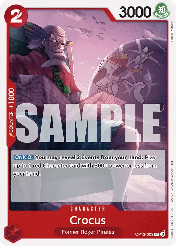 Crocus (OP12-003) Single: One Piece Legacy of the Master Einzelkarte