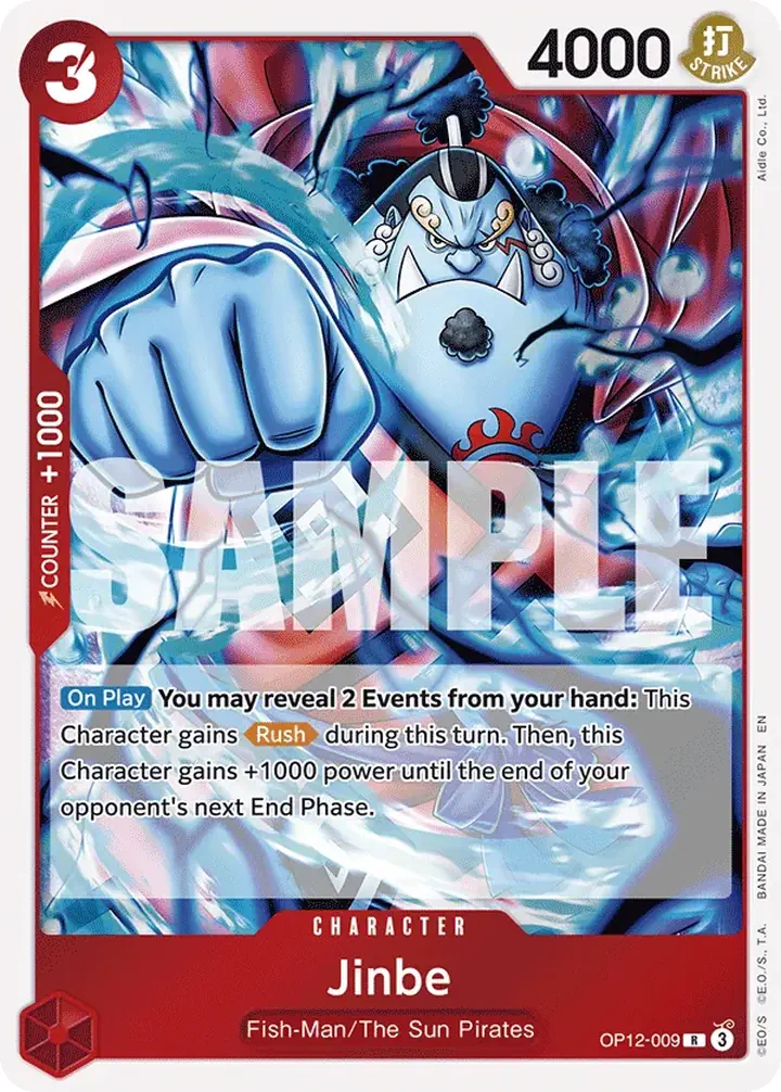 Jinbe (OP12-009) Single: One Piece Legacy of the Master Einzelkarte