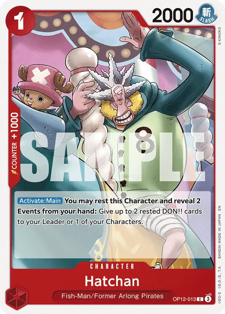 Hatchan (OP12-013) Single: One Piece Legacy of the Master Einzelkarte