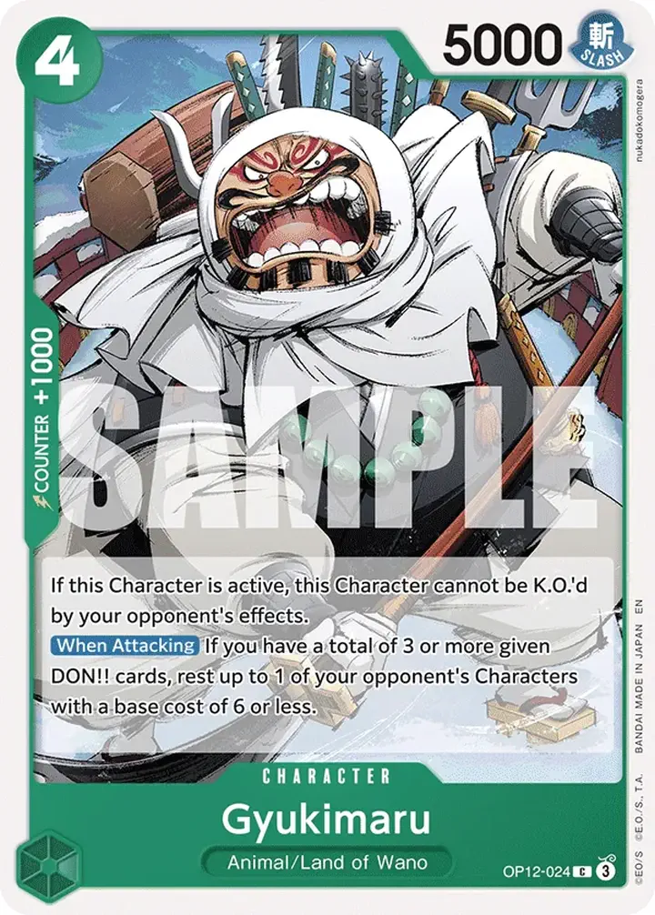 Gyukimaru (OP12-024) Single: One Piece Legacy of the Master Einzelkarte
