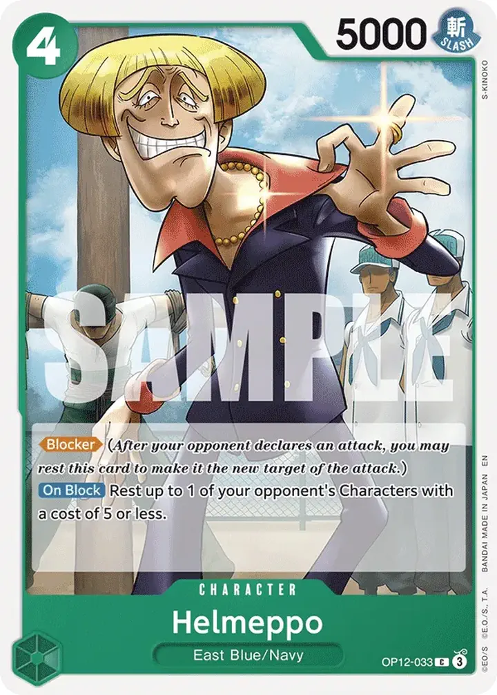 Helmeppo (OP12-033) Single: One Piece Legacy of the Master Einzelkarte