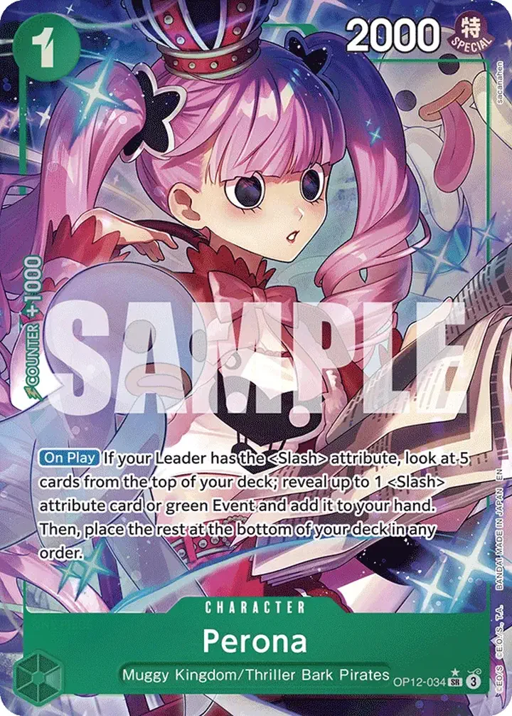 Perona (OP12-034) (V.2) Single: One Piece Legacy of the Master Einzelkarte