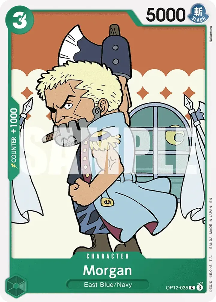 Morgan (OP12-035) Single: One Piece Legacy of the Master Einzelkarte