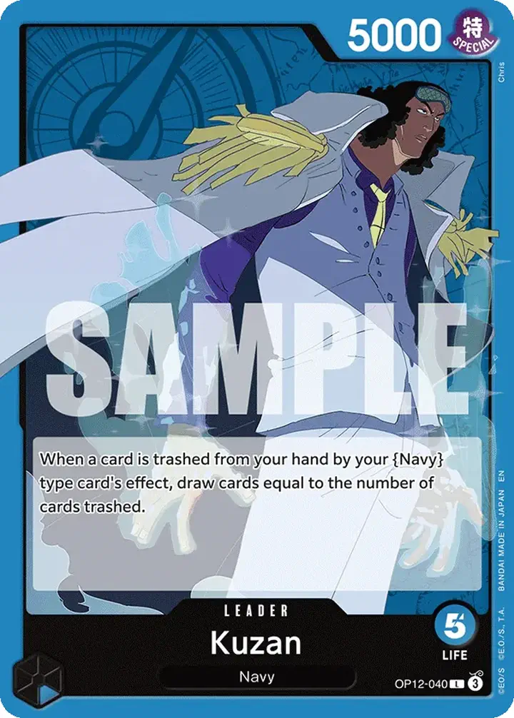 Kuzan (OP12-040) (V.1) Single: One Piece Legacy of the Master Einzelkarte