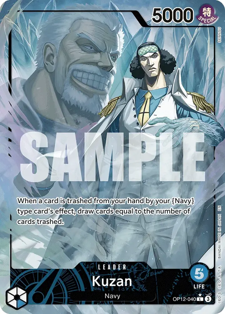 Kuzan (OP12-040) (V.2) Single: One Piece Legacy of the Master Einzelkarte