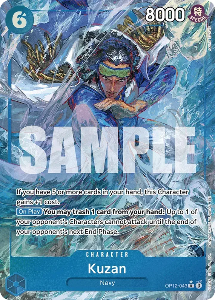 Kuzan (OP12-043) (V.2) Single: One Piece Legacy of the Master Einzelkarte