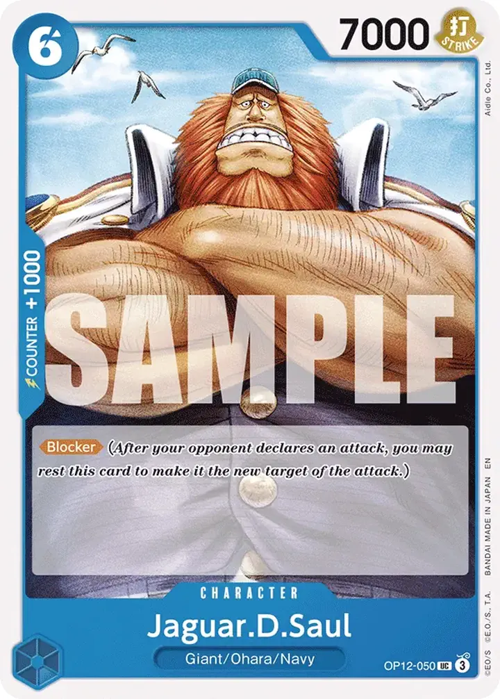 Jaguar.D.Saul (OP12-050) Single: One Piece Legacy of the Master Einzelkarte