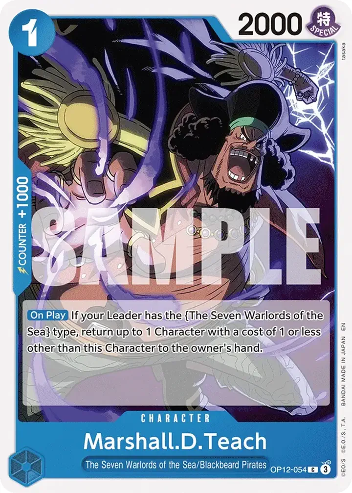 Marshall.D.Teach (OP12-054) Single: One Piece Legacy of the Master Einzelkarte