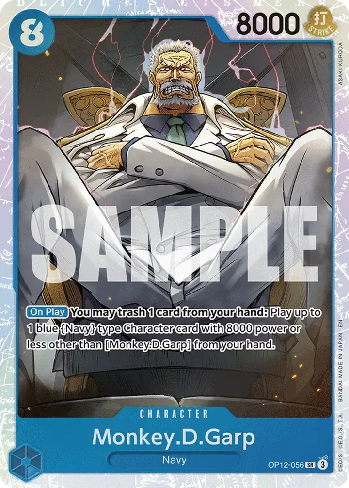 Monkey.D.Garp (OP12-056) (V.1) Single: One Piece Legacy of the Master Einzelkarte
