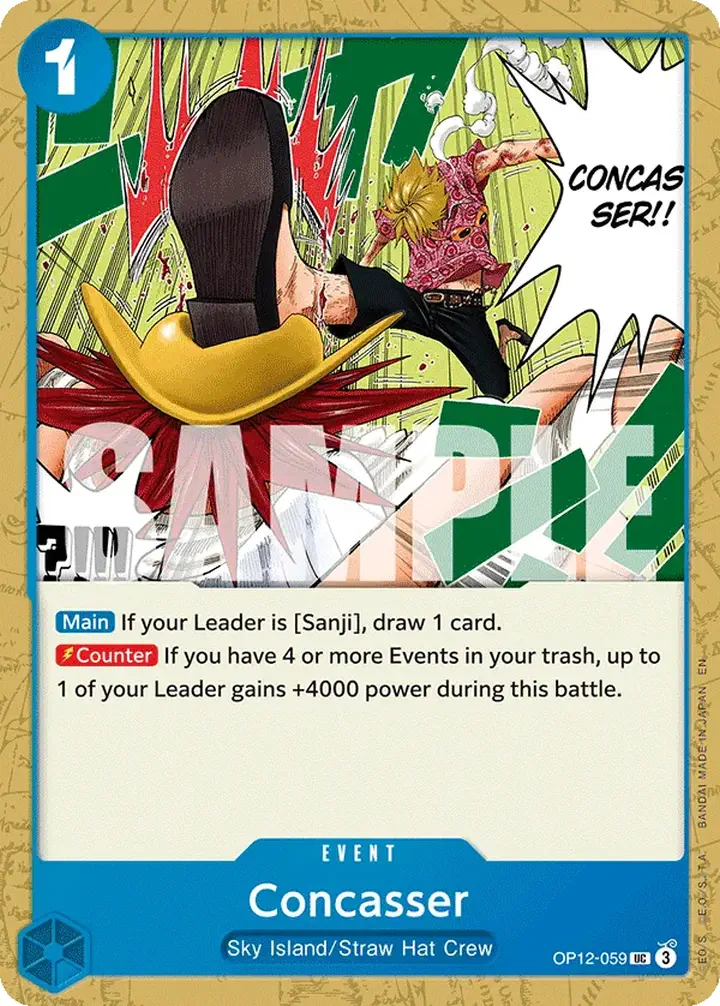 Concasser (OP12-059) Single: One Piece Legacy of the Master Einzelkarte