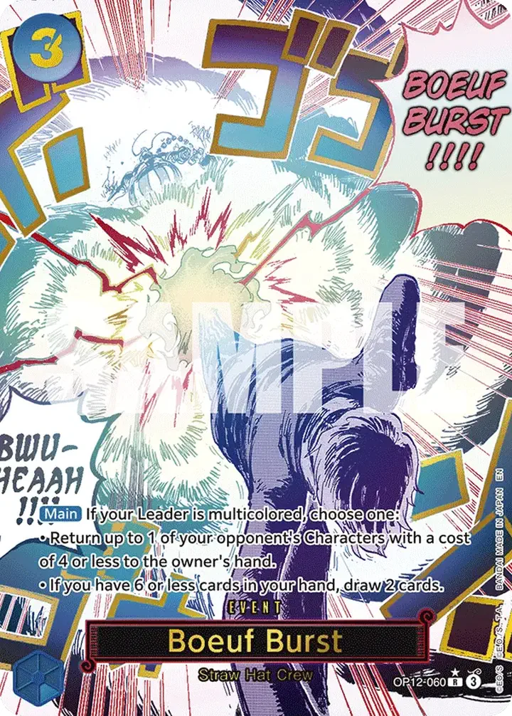 Boeuf Burst (OP12-060) (V.2) Single: One Piece Legacy of the Master Einzelkarte