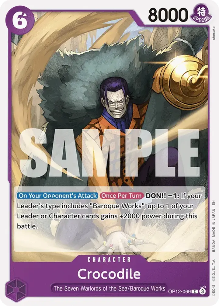 Crocodile (OP12-069) Single: One Piece Legacy of the Master Einzelkarte