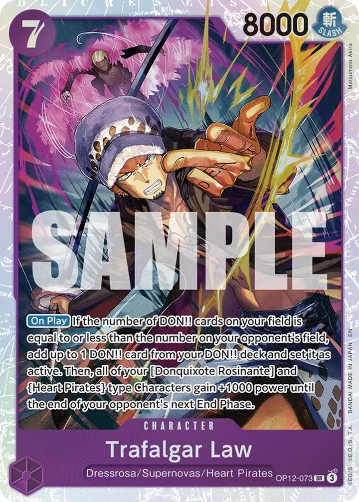 Trafalgar Law (OP12-073) (V.1) Single: One Piece Legacy of the Master Einzelkarte