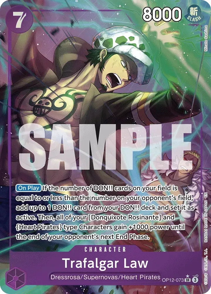Trafalgar Law (OP12-073) (V.2) Single: One Piece Legacy of the Master Einzelkarte