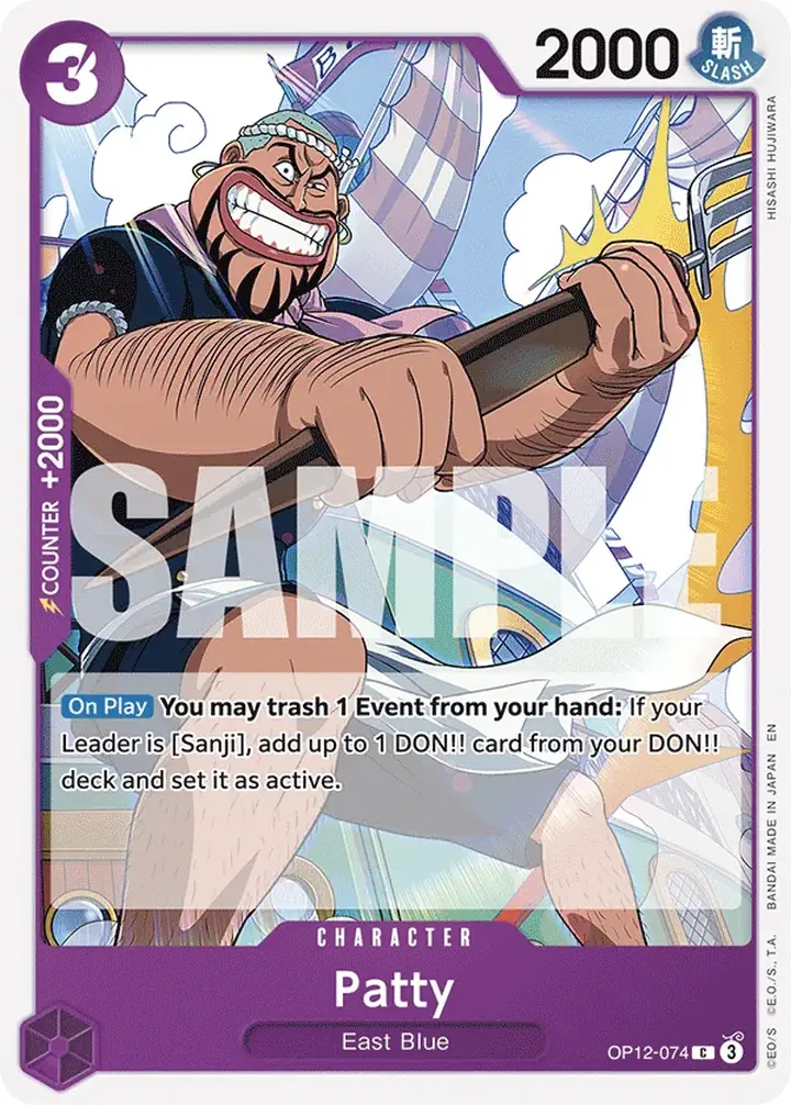 Patty (OP12-074) Single: One Piece Legacy of the Master Einzelkarte