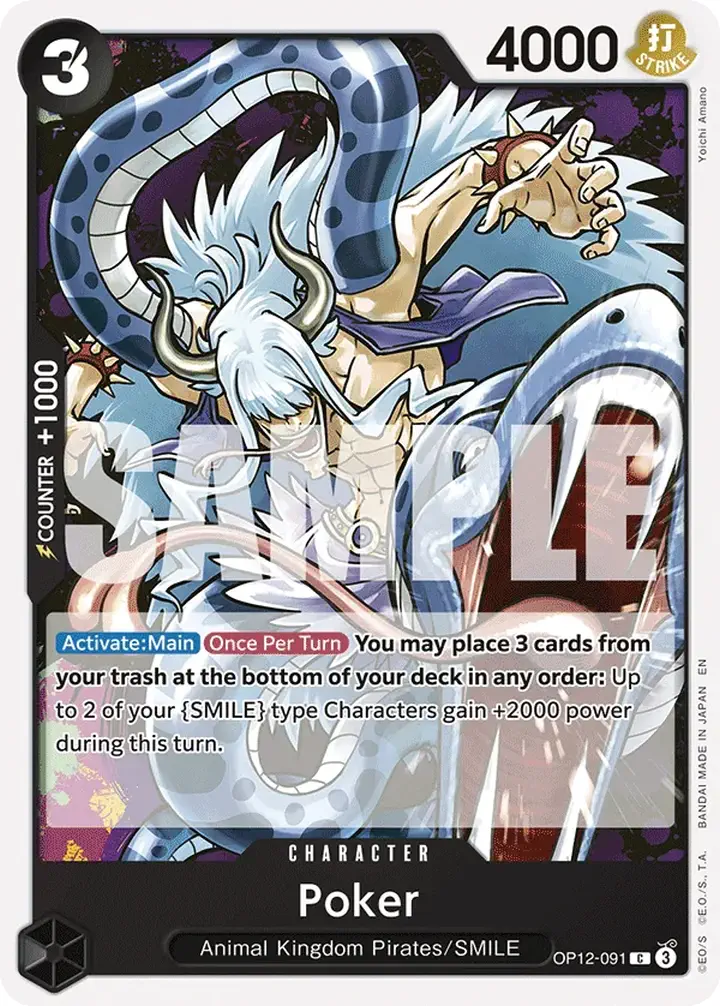 Poker (OP12-091) Single: One Piece Legacy of the Master Einzelkarte