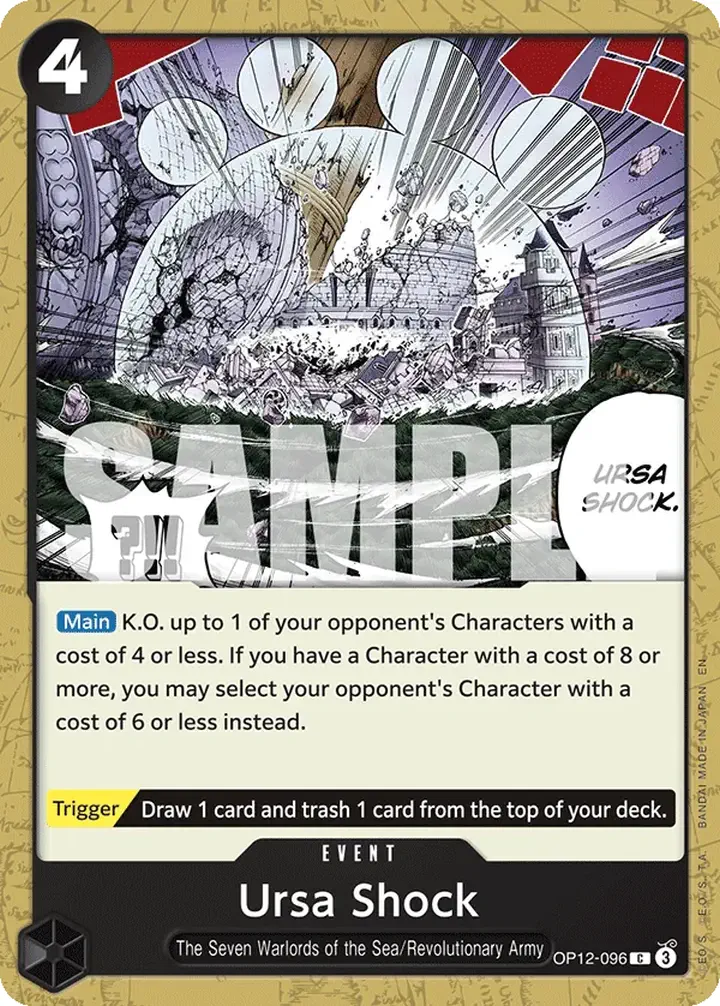 Ursa Shock (OP12-096) Single: One Piece Legacy of the Master Einzelkarte