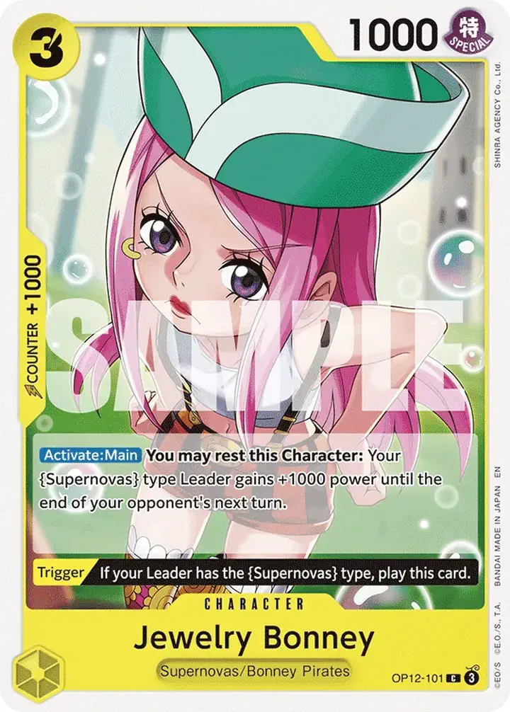 Jewelry Bonney (OP12-101) Single: One Piece Legacy of the Master Einzelkarte