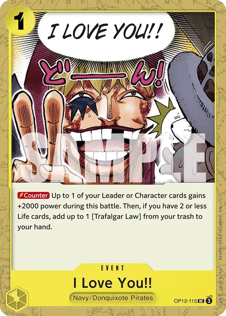 I Love You!! (OP12-115) Single: One Piece Legacy of the Master Einzelkarte