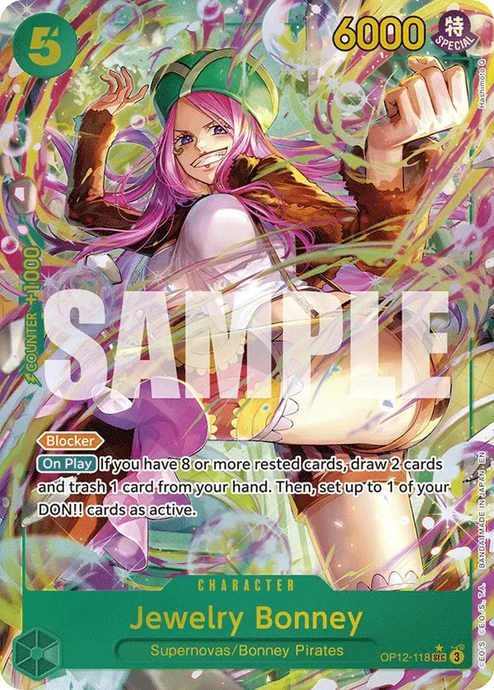 Jewelry Bonney (OP12-118) (V.2) Single: One Piece Legacy of the Master Einzelkarte