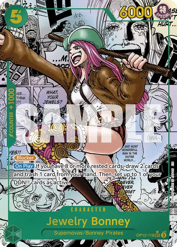 Jewelry Bonney (OP12-118) (V.3) Single: One Piece Legacy of the Master Einzelkarte