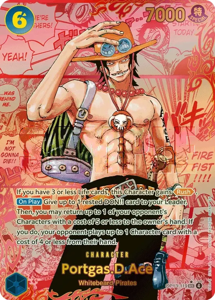 Portgas.D.Ace (OP13-119) (V.6)