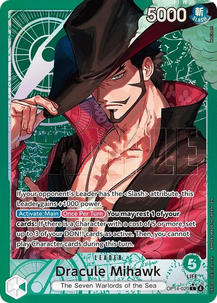 Dracule Mihawk (OP14-020) (V.2)