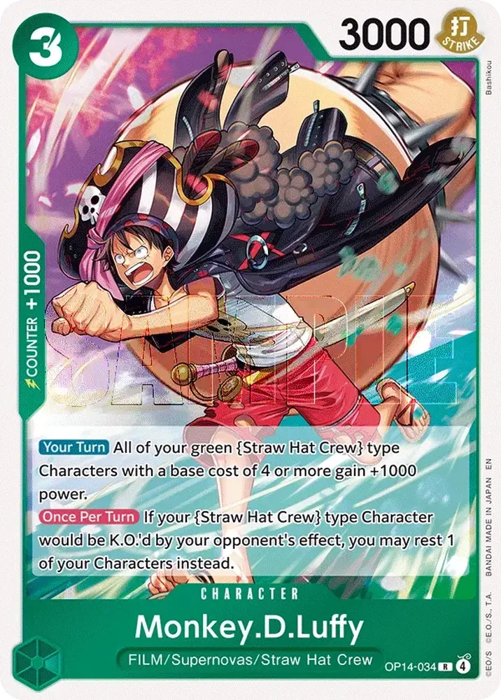 Monkey.D.Luffy (OP14-034)