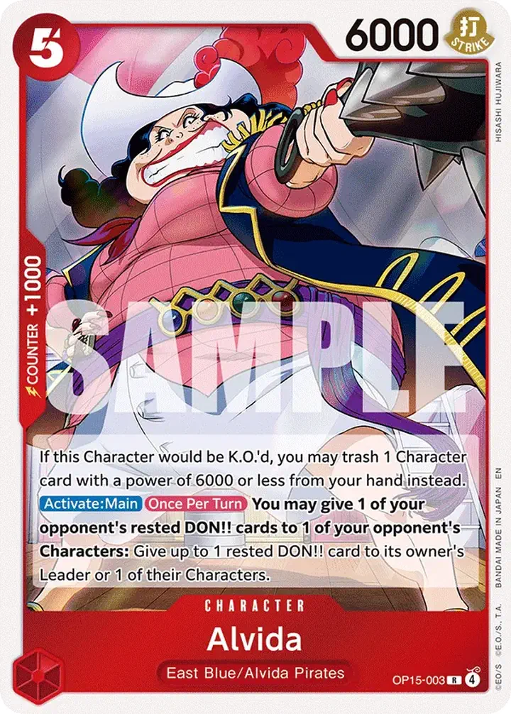 Alvida (OP15-003) (V.1) Single: One Piece Adventure on Kami’s Island Einzelkarte